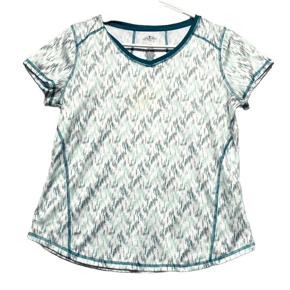 St. John's Bay Shirt Women Small Petite Multicolor Training Sportswear Athletic